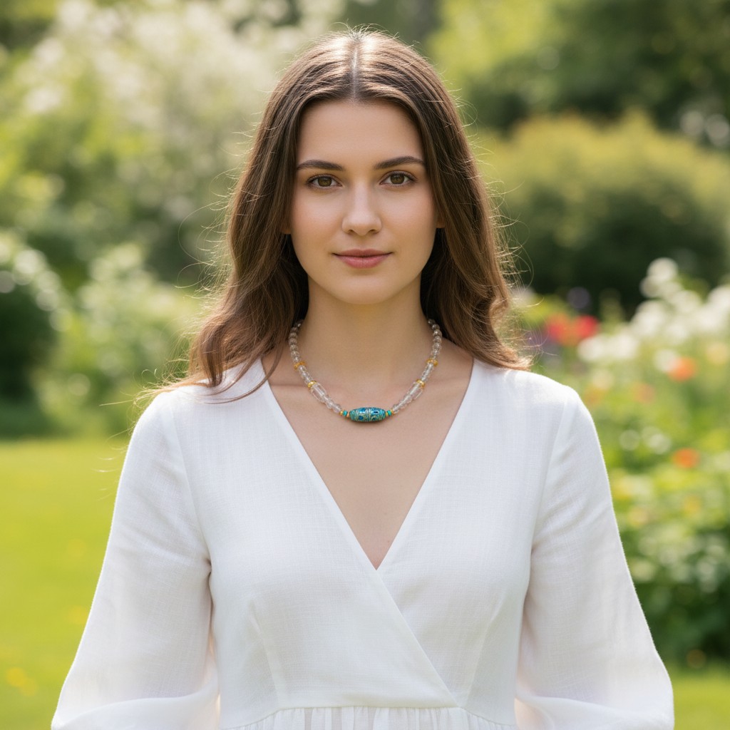 Crystal Necklace – Elegant Minimalist Crystal Pendant Jewelry