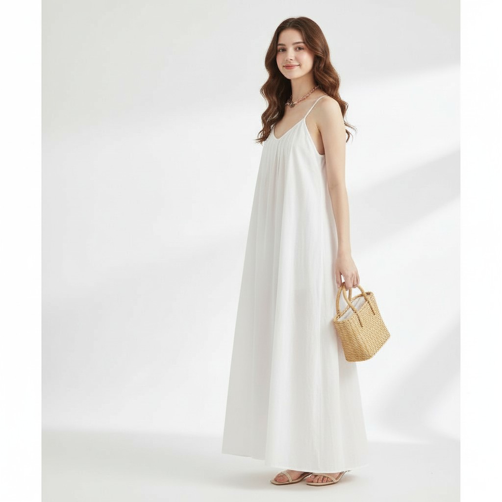 Crystal Necklace – Elegant Clear Crystal Pendant Necklace for Women