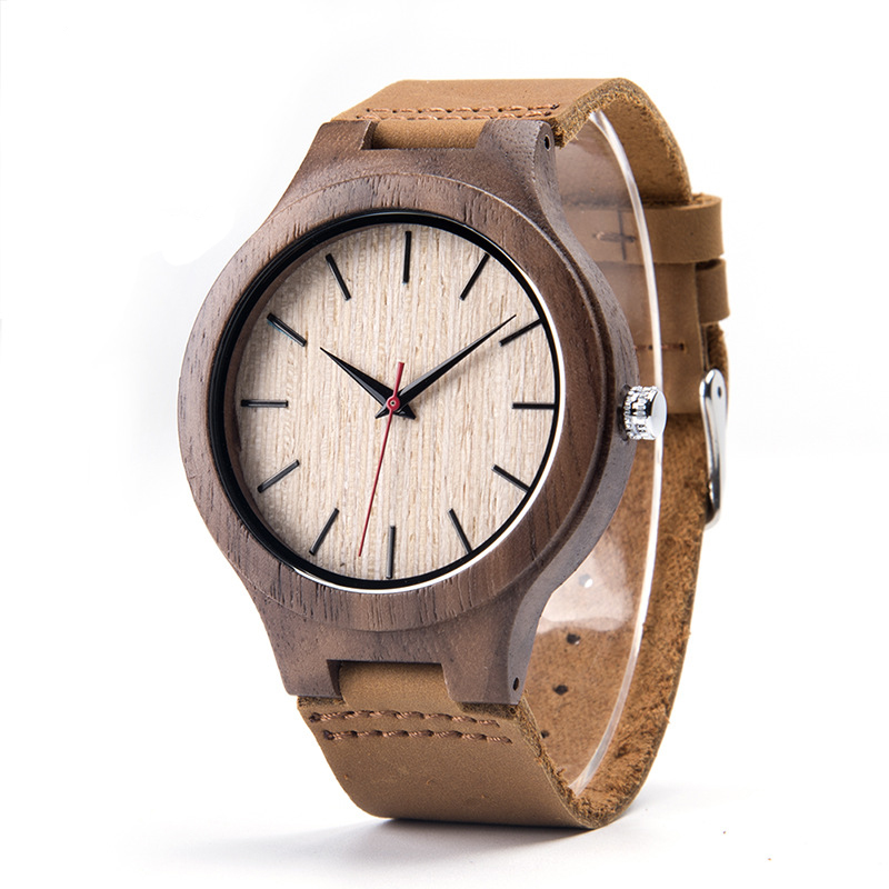 Men's Wooden Watch-Birthstone Jewelry