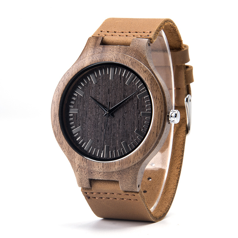 Men's Wooden Watch-Birthstone Jewelry
