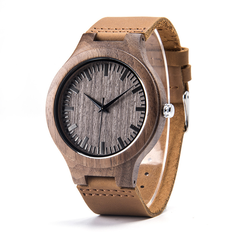 Men's Wooden Watch-Birthstone Jewelry