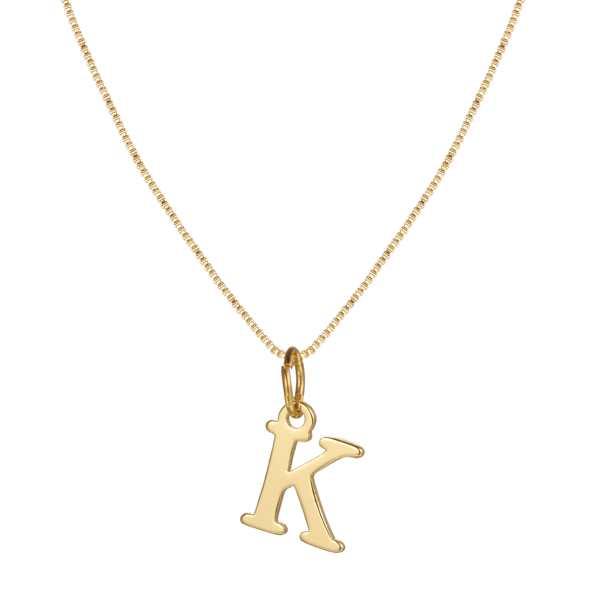 14K Gold Plated Letter Necklace -Permanent Jewelry  A-Z-Birthstone Jewelry