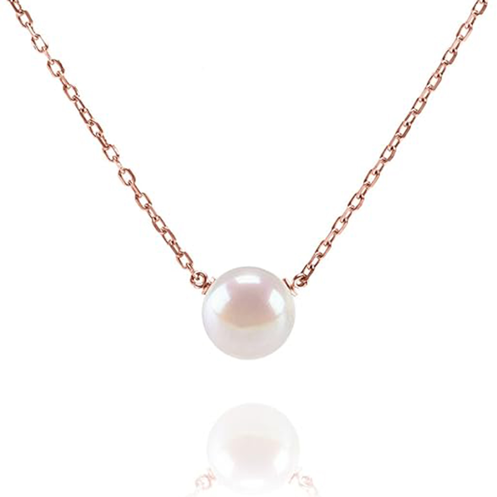 Single Pearl Necklace Pendant | Gold Necklaces for Women-Birthstone Jewelry