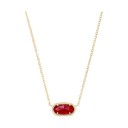 GOLD - RUBY RED CLEAR GLASS