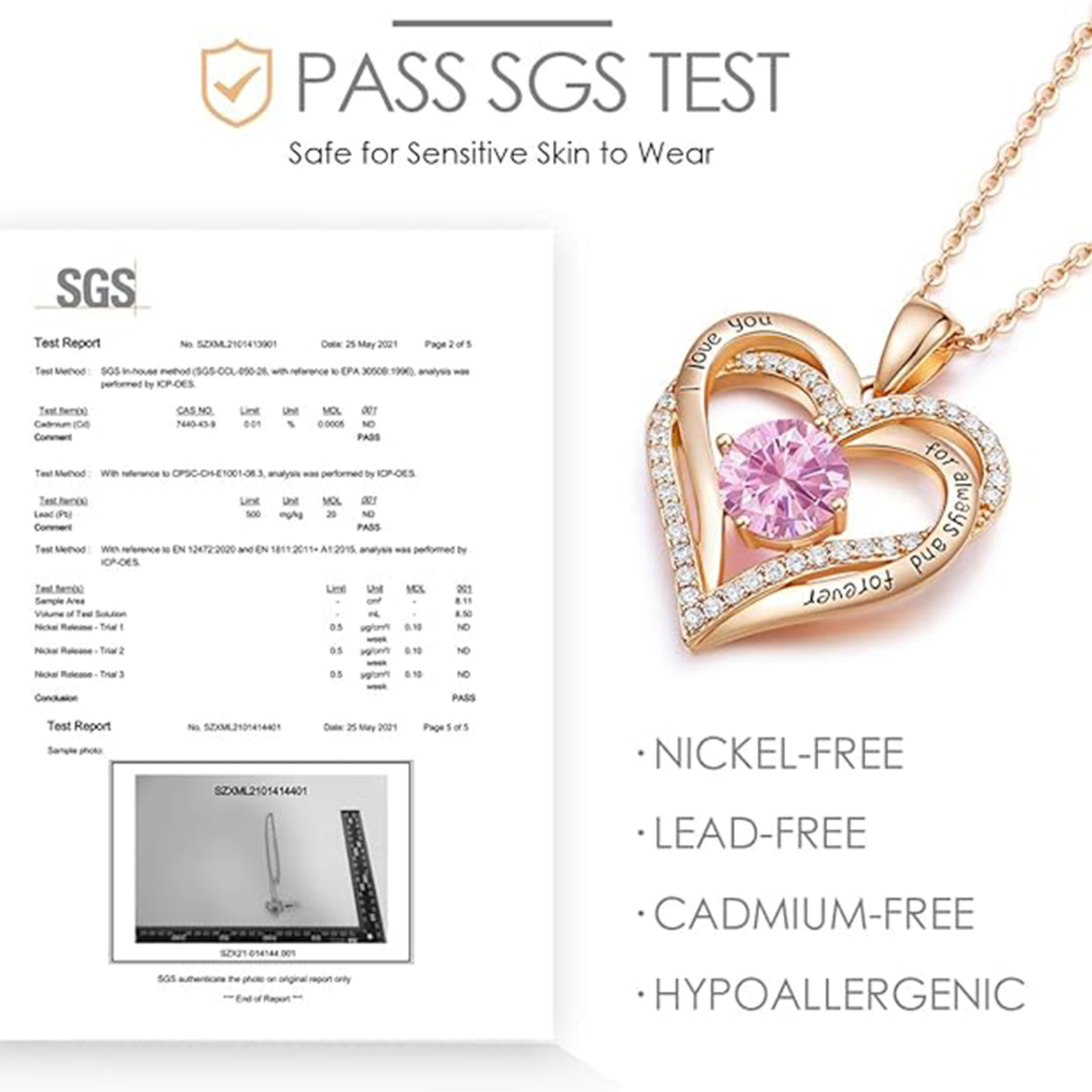 October  Birthstone Birthstone Pendant Necklace-Birthstone Jewelry