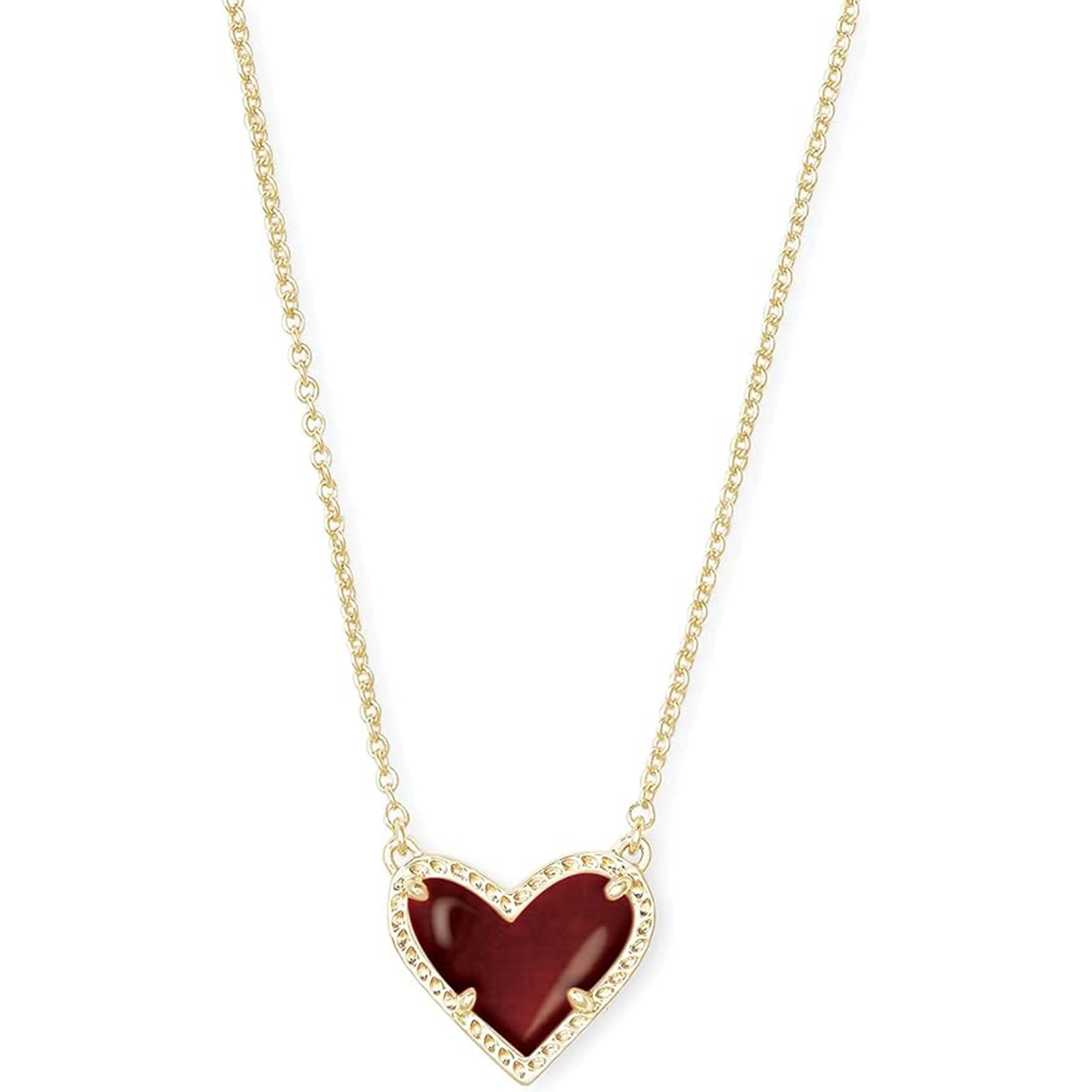 Heart Adjustable Length Pendant Necklace-Birthstone Jewelry