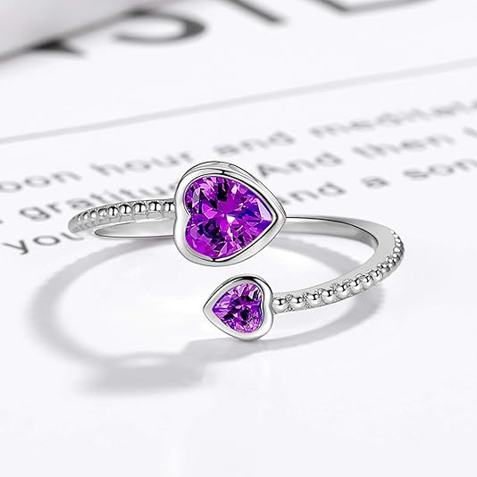 February Birthstone Birthstone Rings-Pisces Birthstone-Birthstone Jewelry