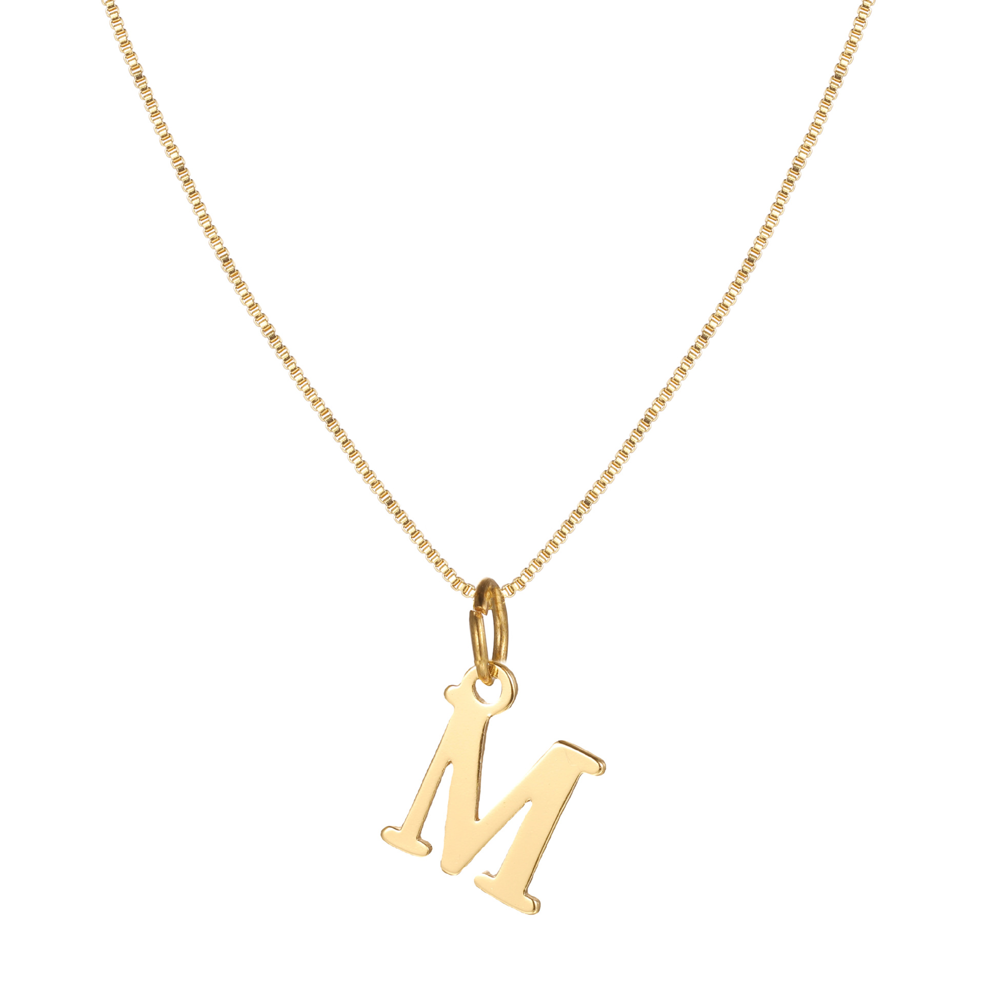 14K Gold Plated Letter Necklace -Permanent Jewelry  A-Z-Birthstone Jewelry