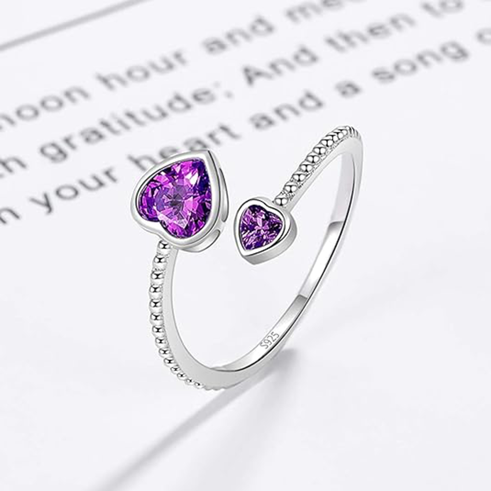 February Birthstone Birthstone Rings-Pisces Birthstone-Birthstone Jewelry