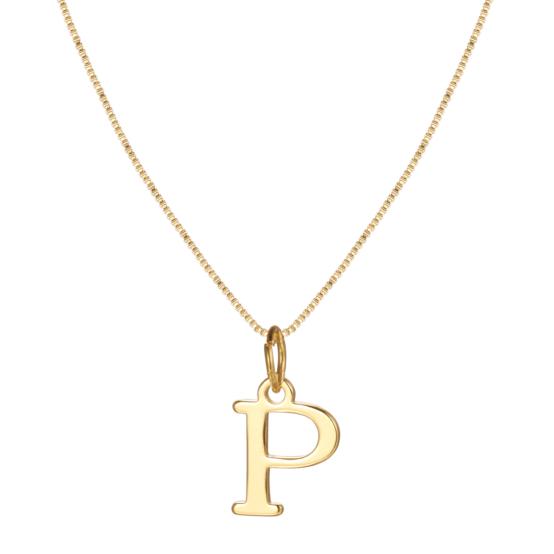 14K Gold Plated Letter Necklace -Permanent Jewelry  A-Z-Birthstone Jewelry