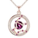 Aquarius (1.21-2.19), Special Edition - Birthstone Dark Pink