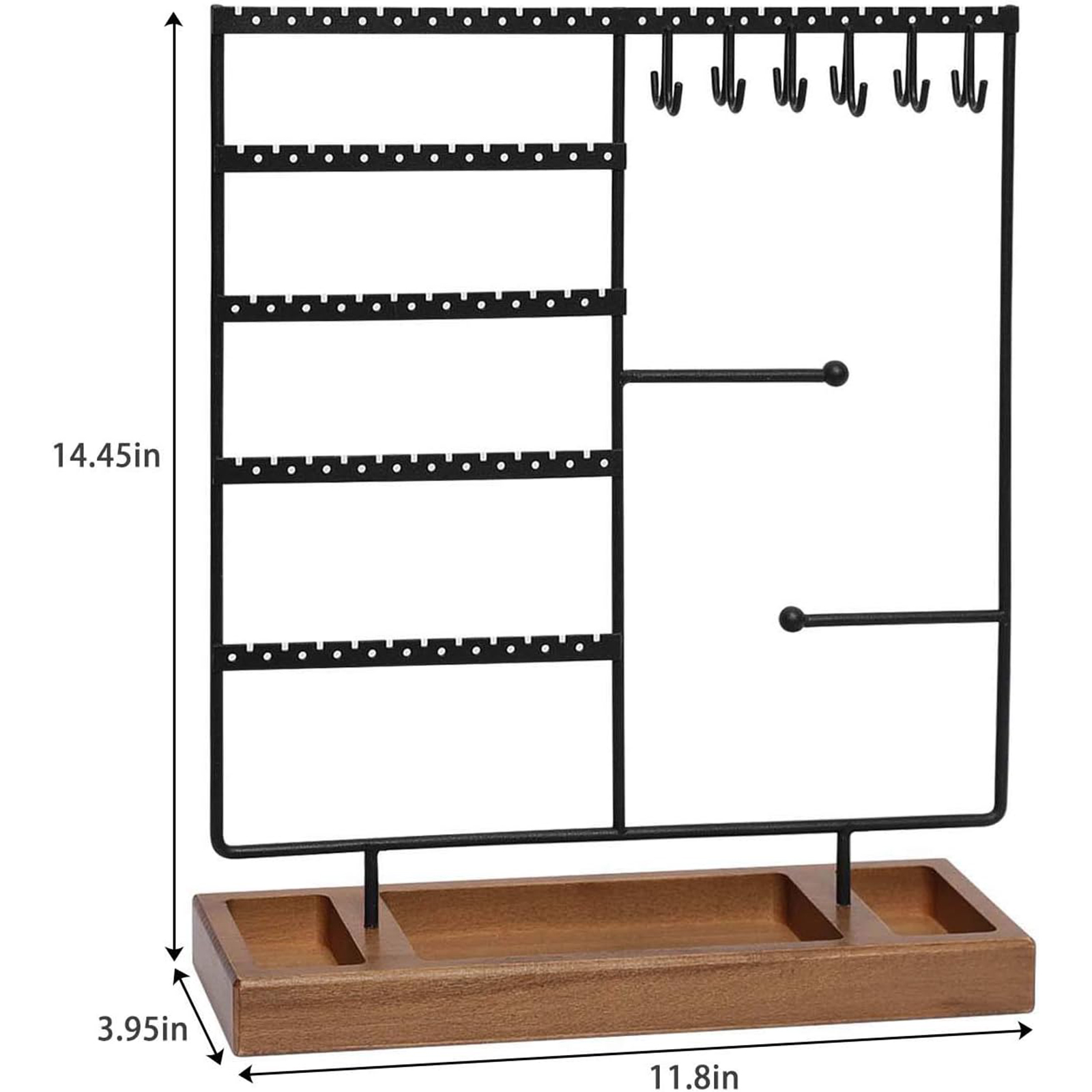 Jewelry Organizer Holder for Earrings Necklaces Bracelets Watches and Rings-Birthstone Jewelry