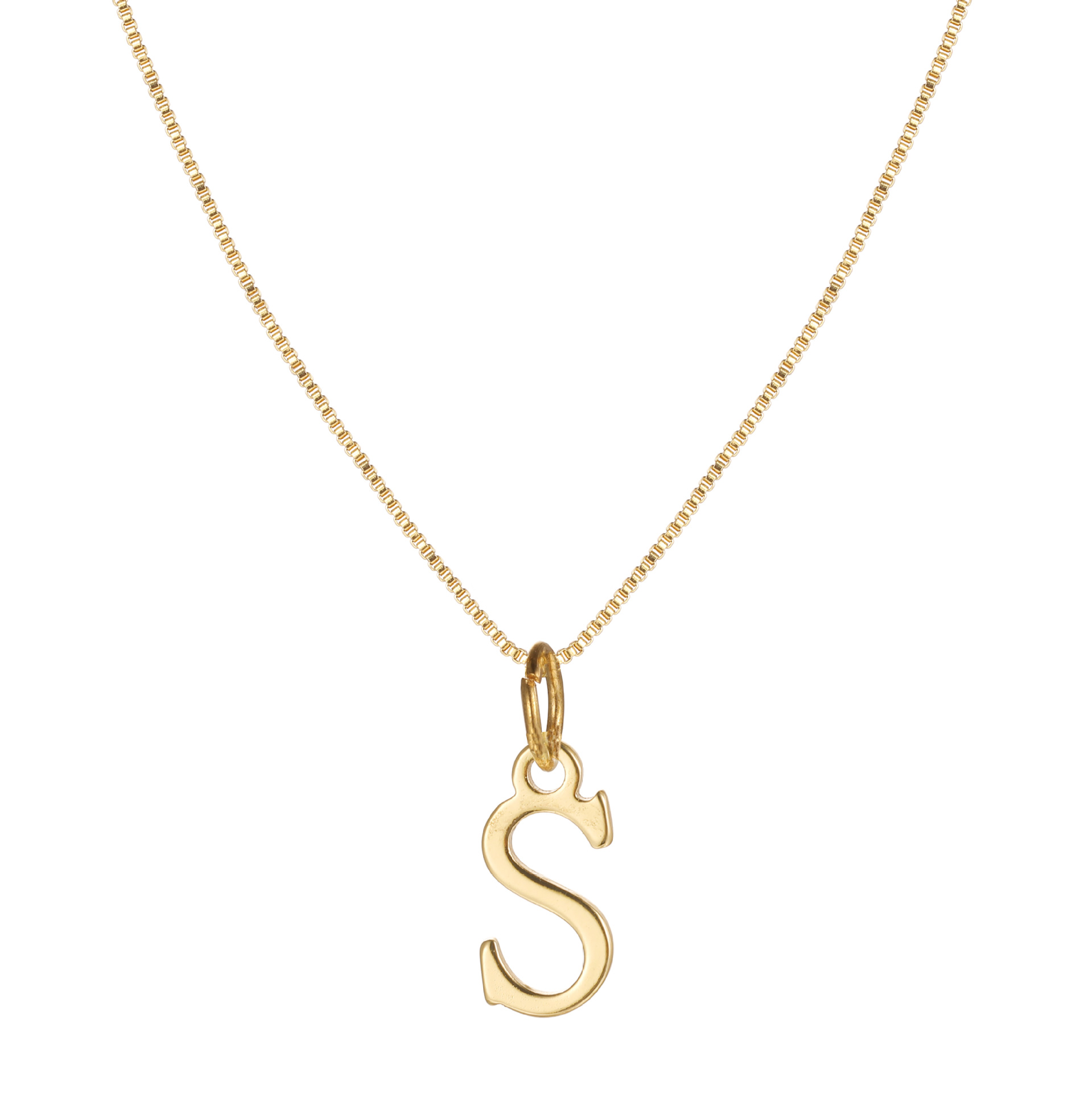 14K Gold Plated Letter Necklace -Permanent Jewelry  A-Z-Birthstone Jewelry