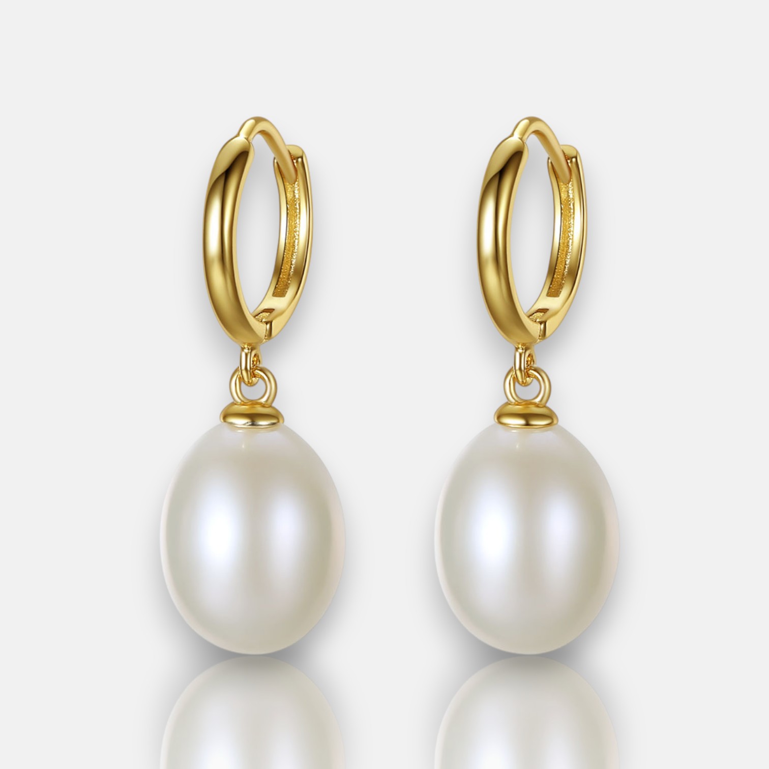 Freshwater Pearl Earrings – Elegant S925 Sterling Silver Earrings for Women