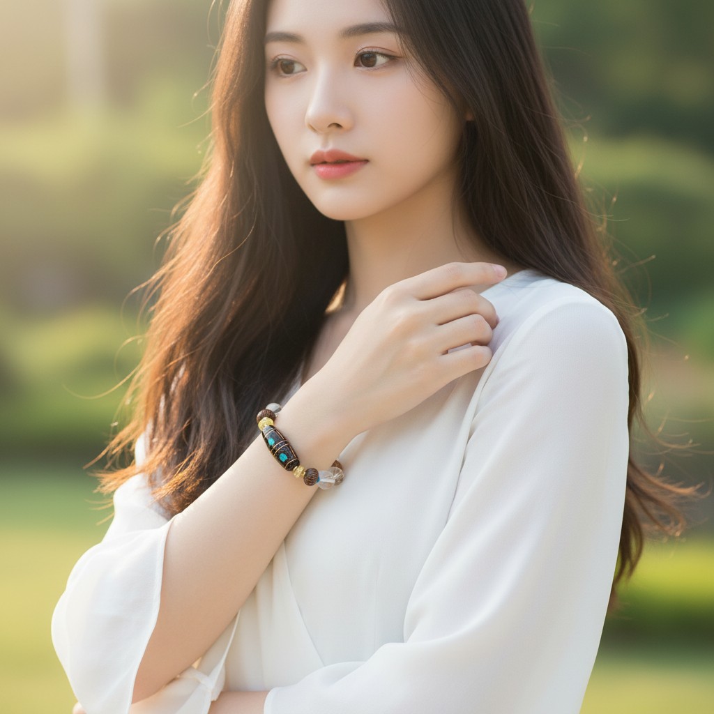 Crystal Bracelet – Elegant Natural Crystal Bead Bracelet for Women