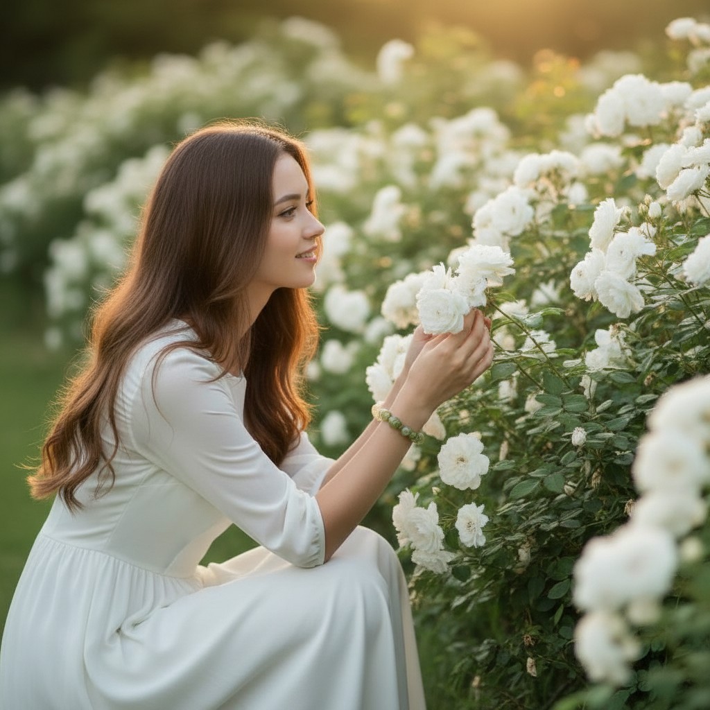 Crystal Bead Bracelet – Elegant Natural Crystal Jewelry for Women