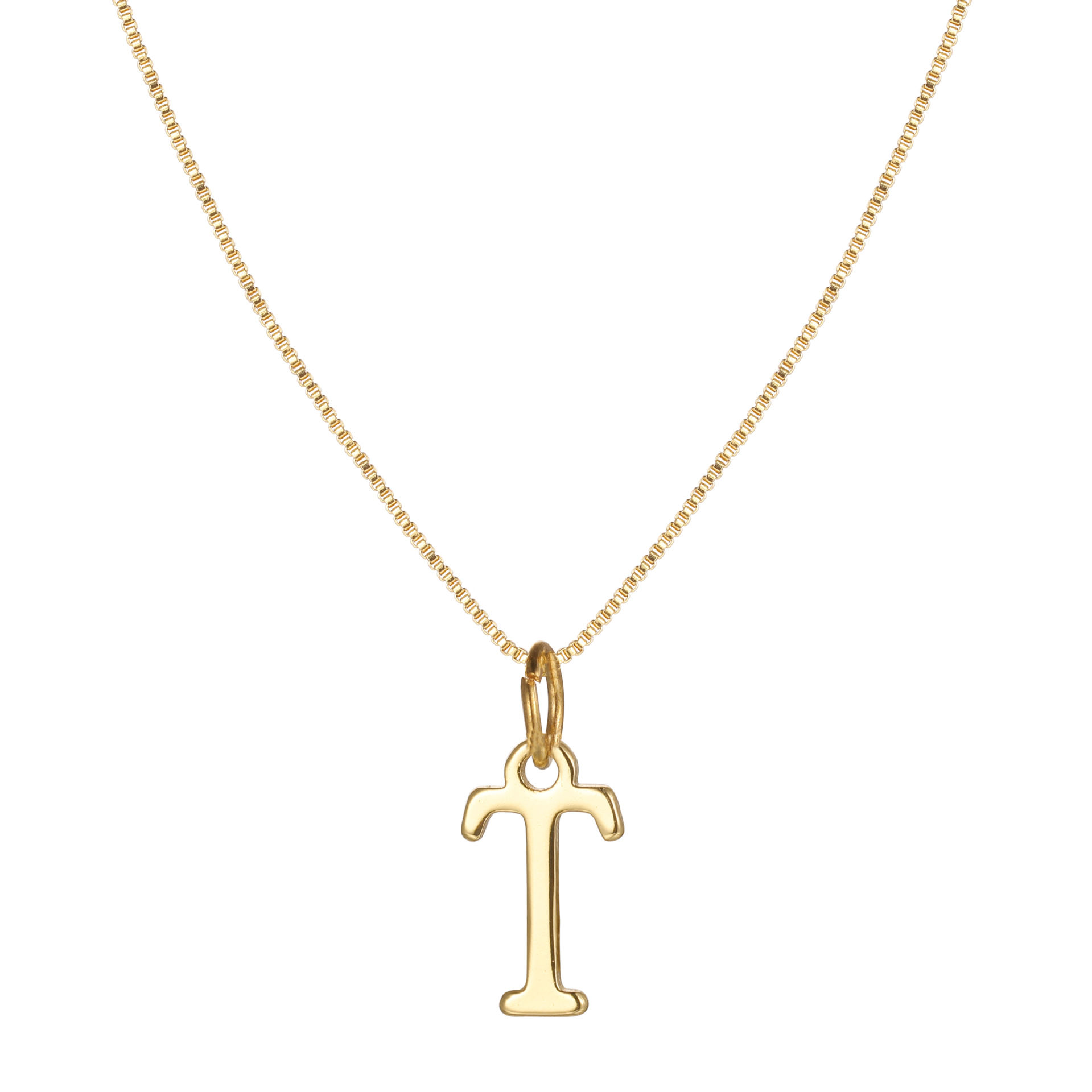 14K Gold Plated Letter Necklace -Permanent Jewelry  A-Z-Birthstone Jewelry