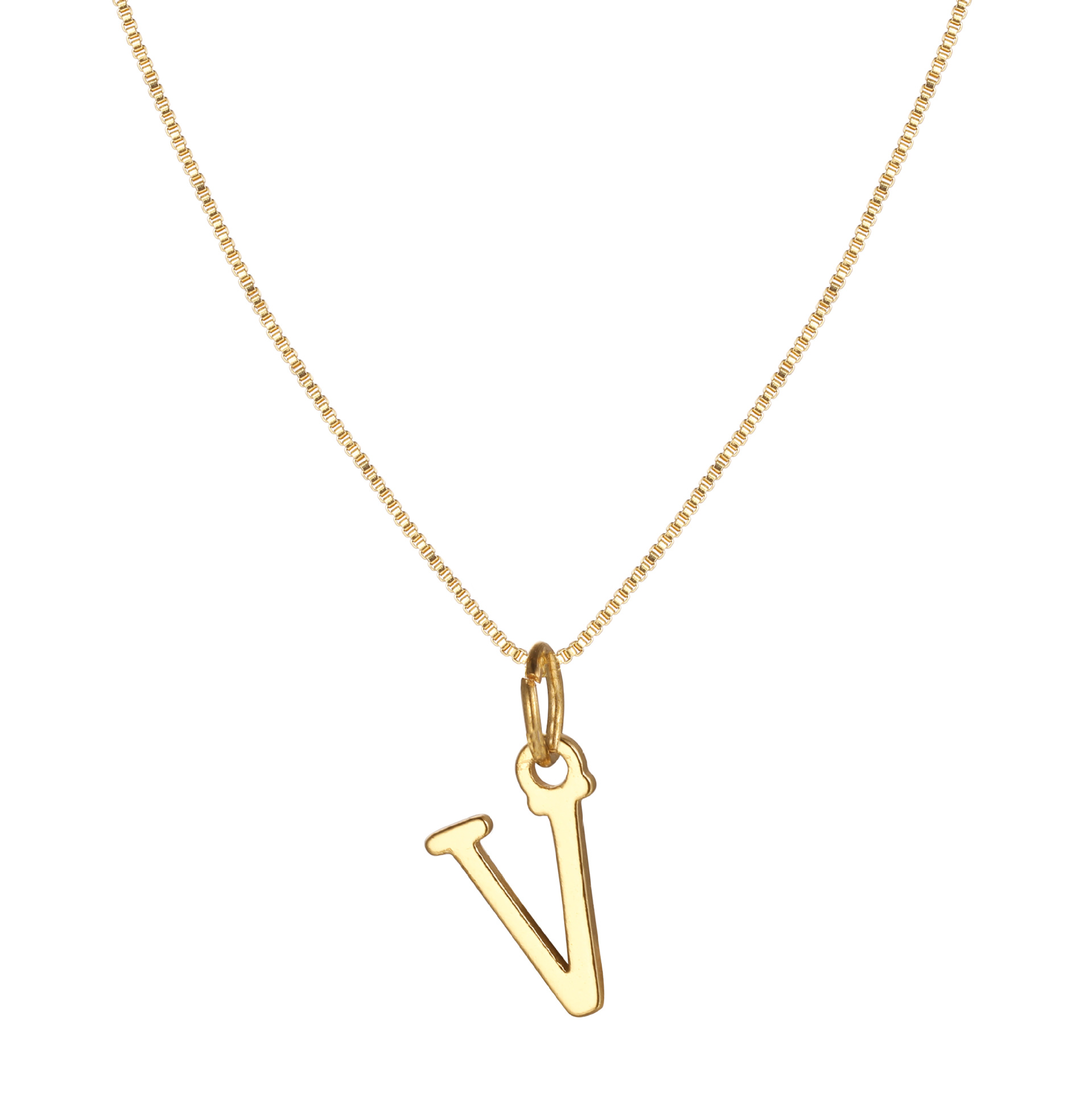 14K Gold Plated Letter Necklace -Permanent Jewelry  A-Z-Birthstone Jewelry