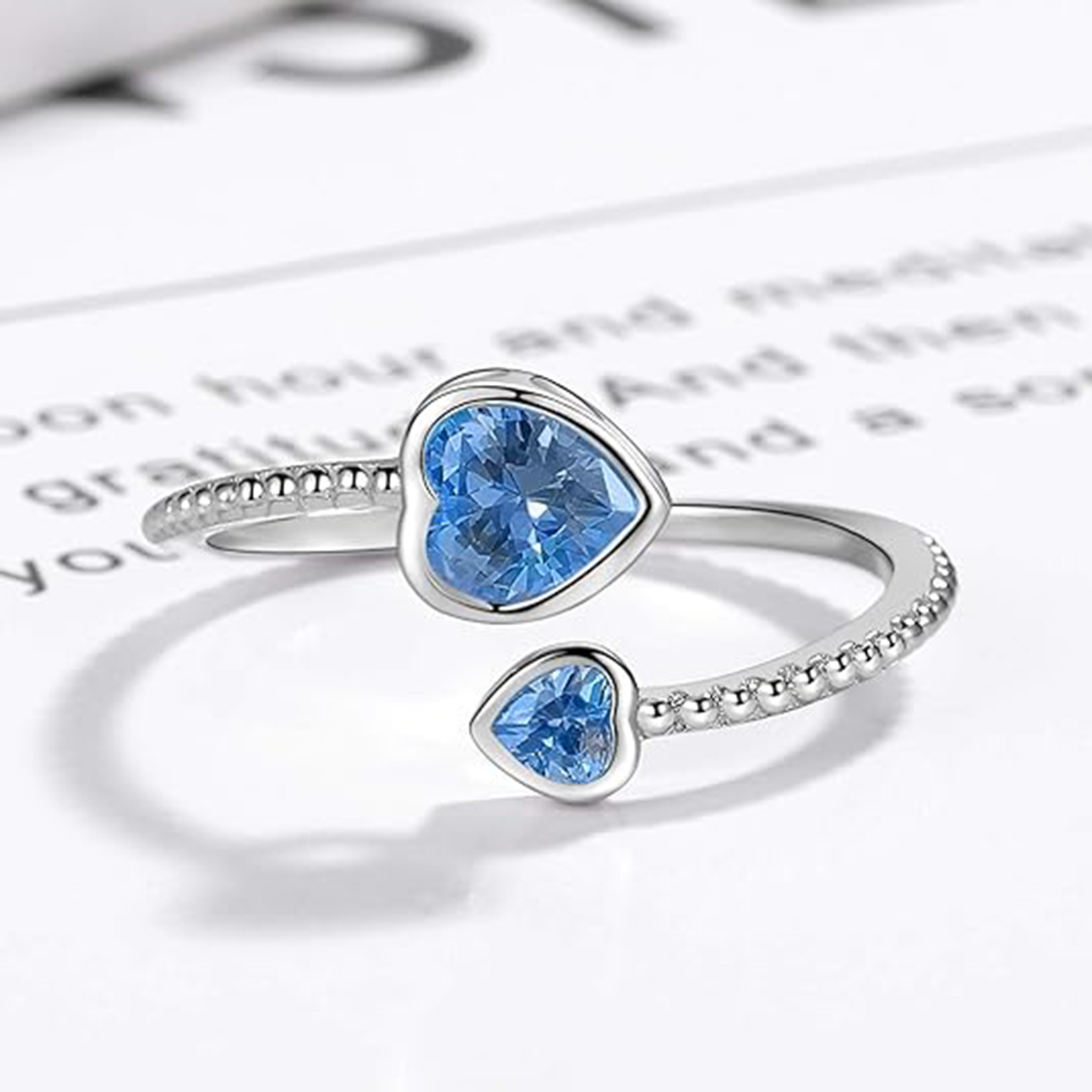 March Birthstone Birthstone Rings-Pisces Birthstone-Birthstone Jewelry