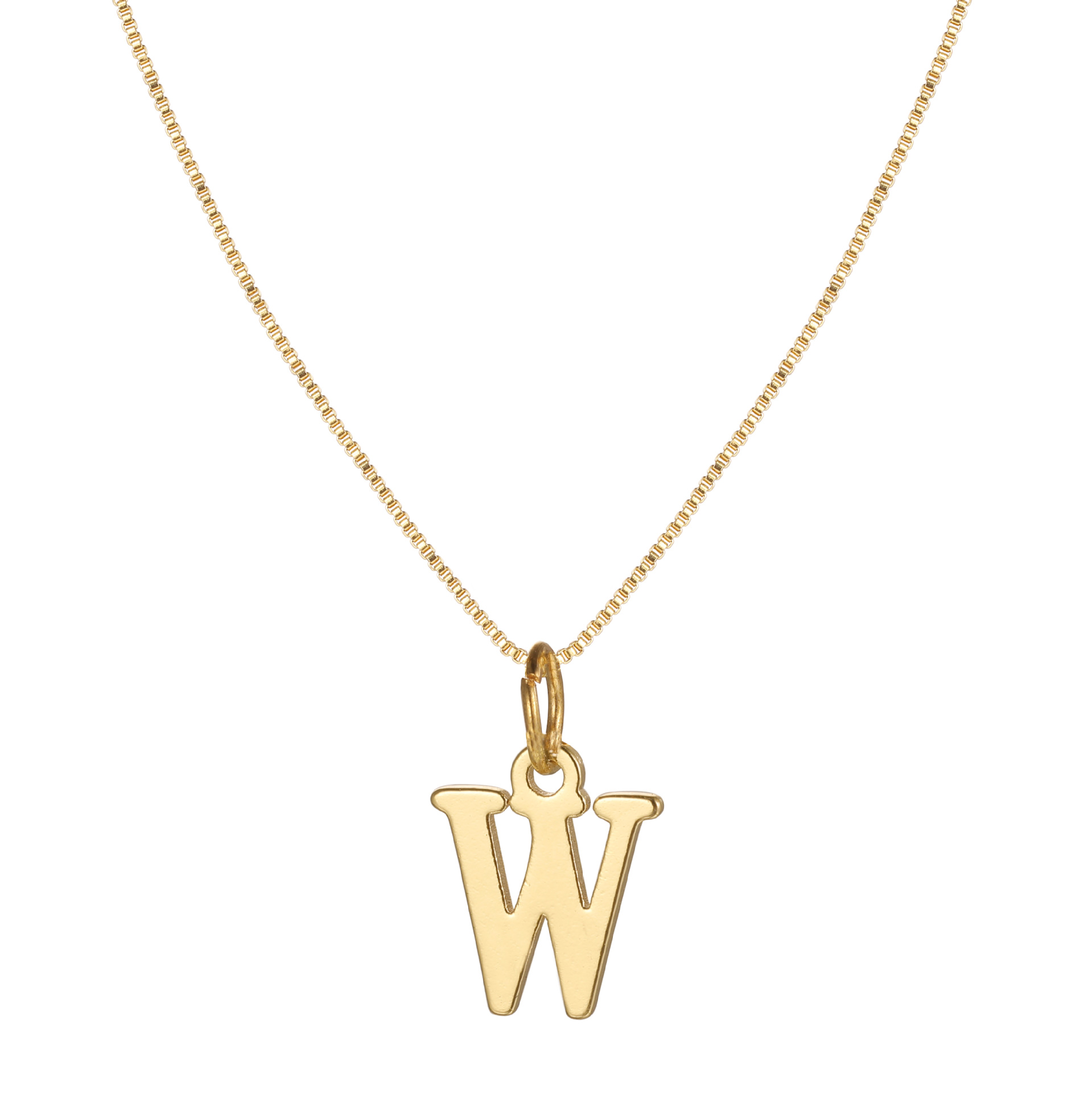 14K Gold Plated Letter Necklace -Permanent Jewelry  A-Z-Birthstone Jewelry