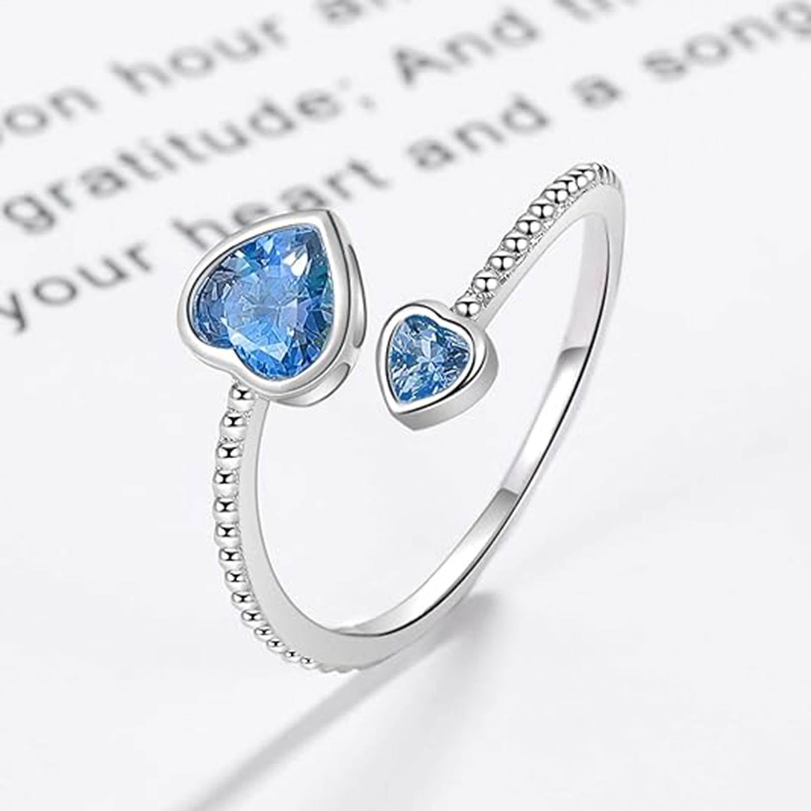 March Birthstone Birthstone Rings-Pisces Birthstone-Birthstone Jewelry