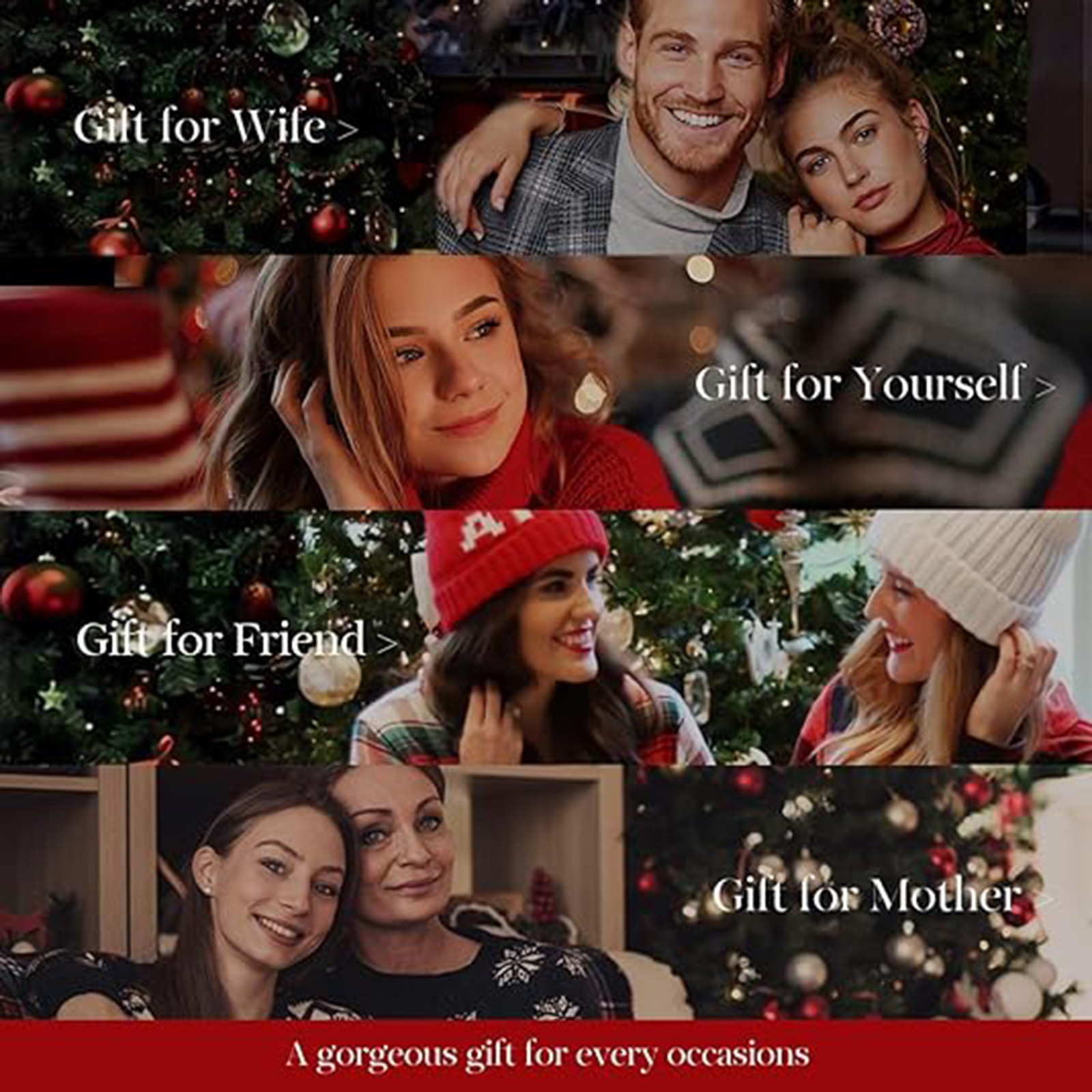 October Birthstone Gemstone Rose Flower Heart Pendant Necklace-Birthstone Jewelry