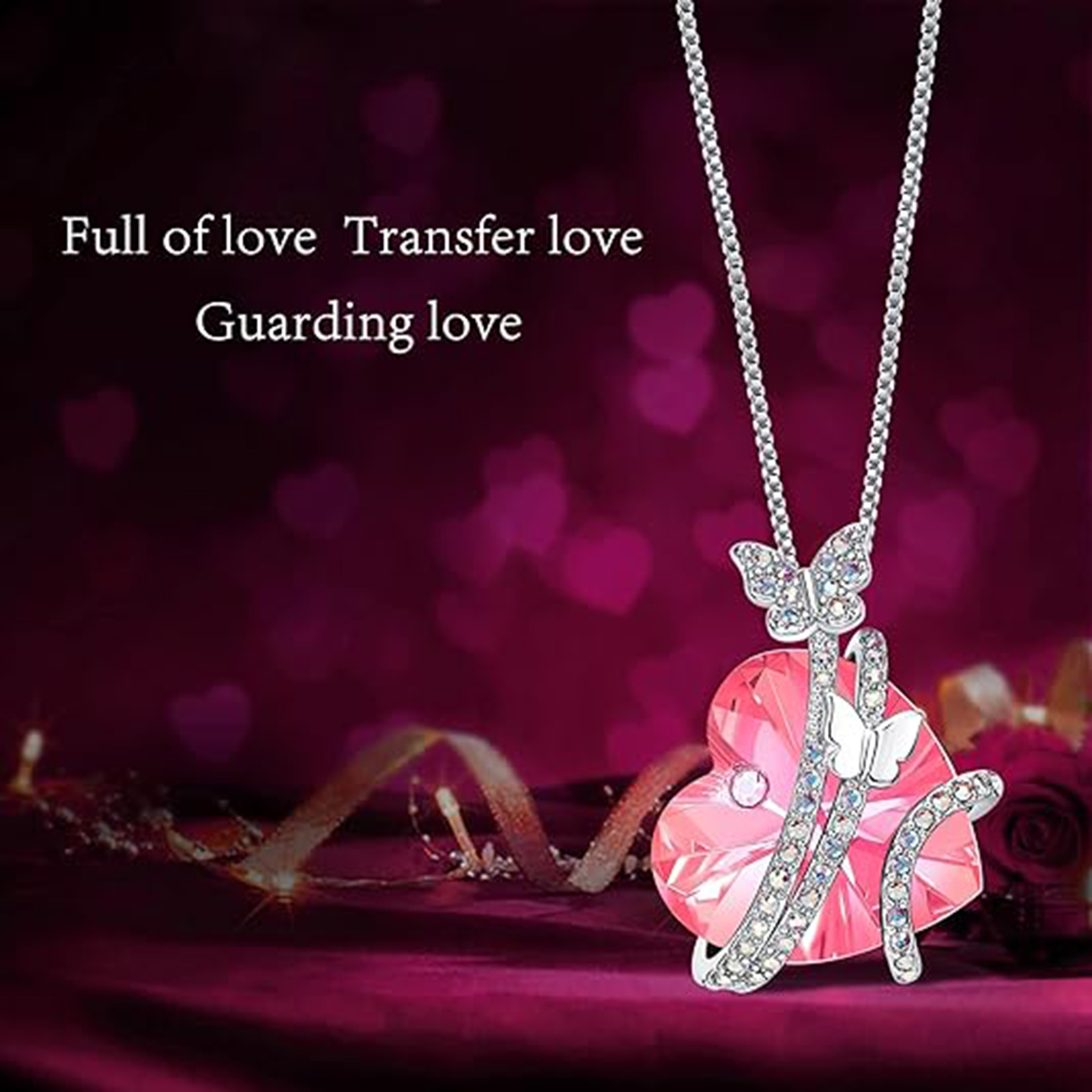 October Birthstone Birthstone Crystal Necklace-Birthstone Jewelry