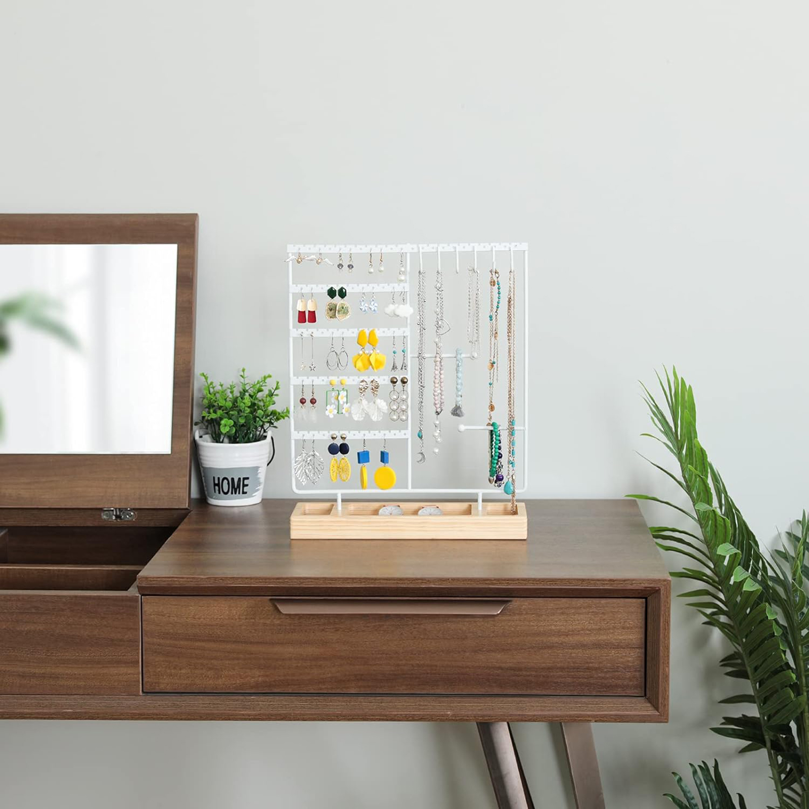 Jewelry Organizer Holder for Earrings Necklaces Bracelets Watches and Rings-Birthstone Jewelry