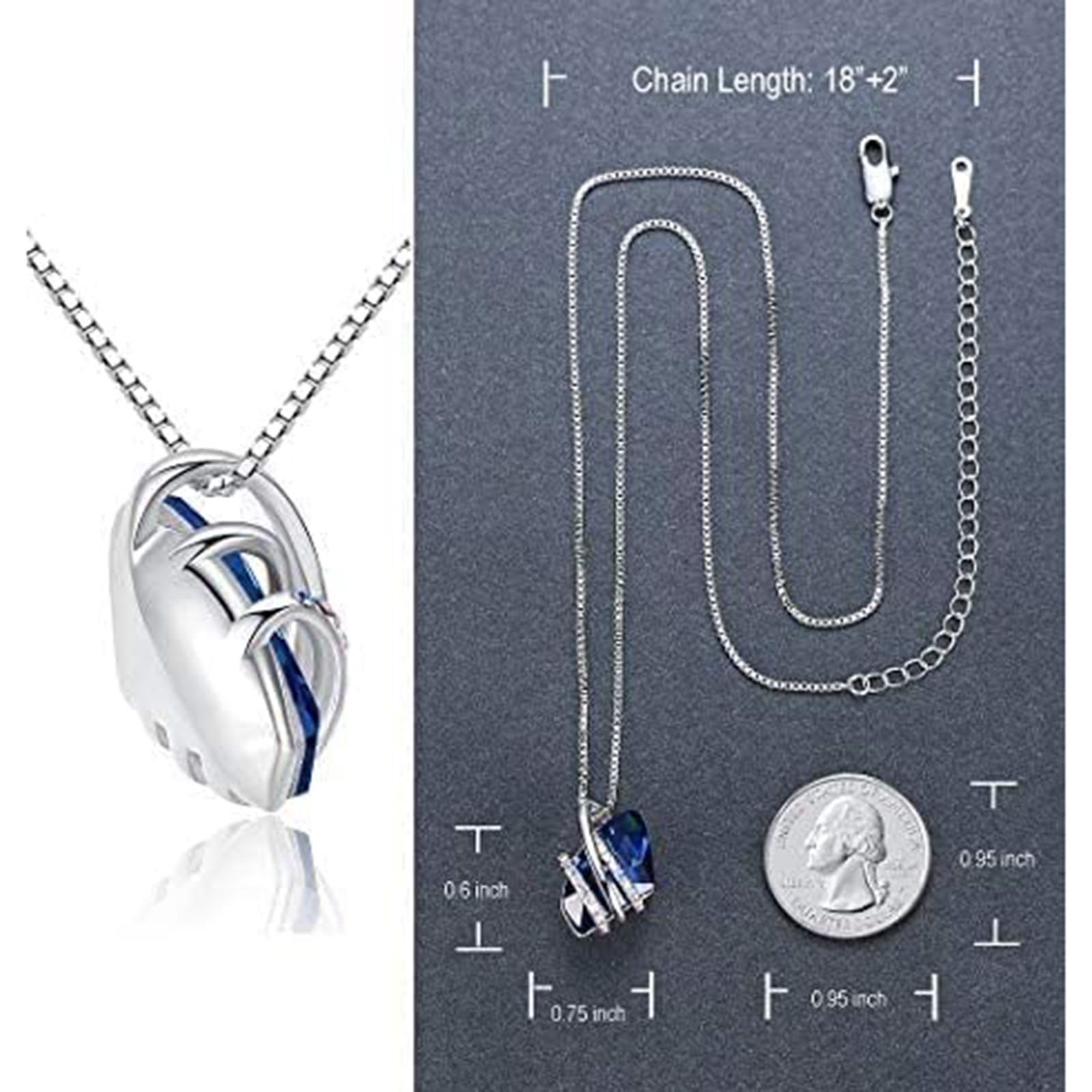 September Birthstone Necklaces Birthstone-Sagittarius Birthstone-Birthstone Jewelry