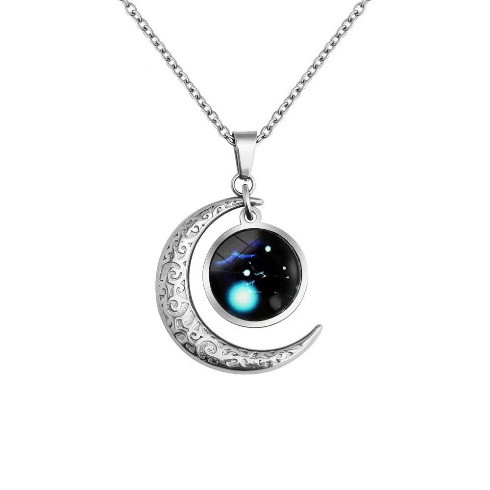 Taurus Pendant Starry Night Necklace-Birthstone Jewelry