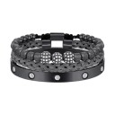 N:Black-CZ Round Beads