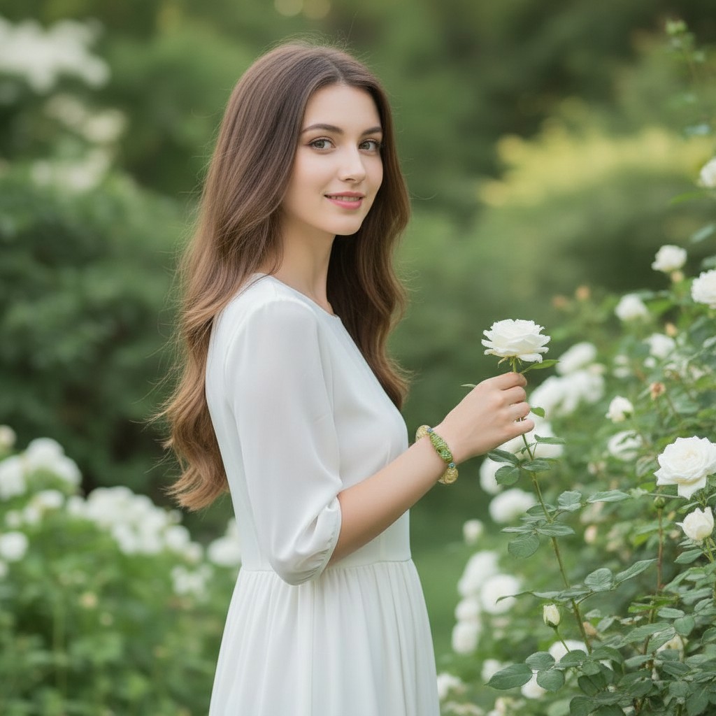 Crystal Bead Bracelet – Elegant Natural Crystal Jewelry for Women