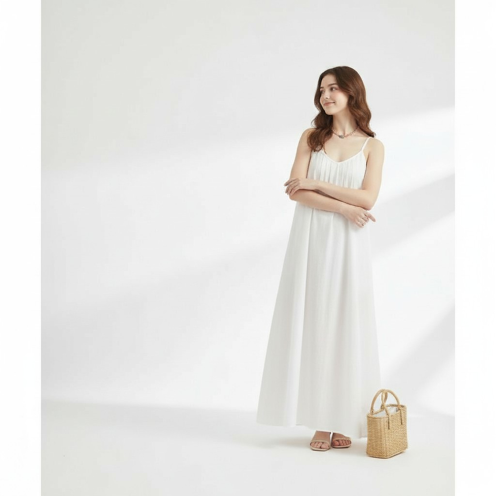 Crystal Necklace – Elegant Clear Crystal Pendant Necklace for Women