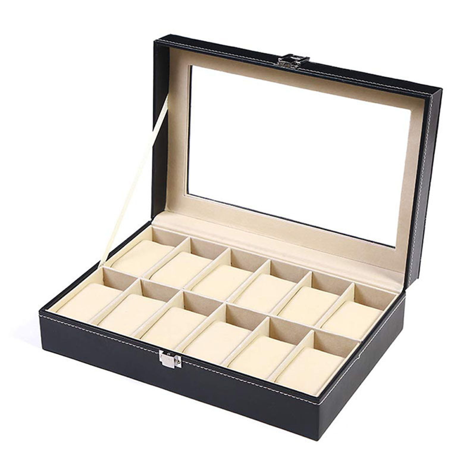 Watch Box for Dresser/Mens Jewelry Box / Bedside Table Organizer