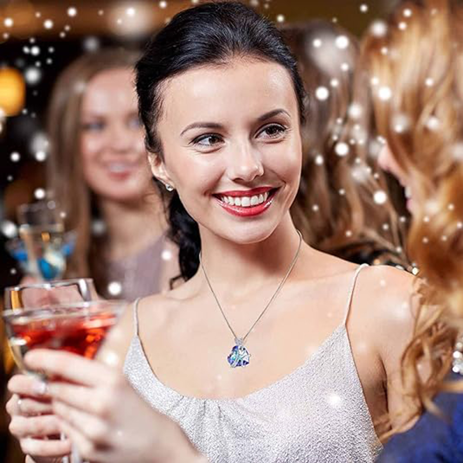 December Birthstone Birthstone Crystal Necklace-capricorn birthstone-Birthstone Jewelry