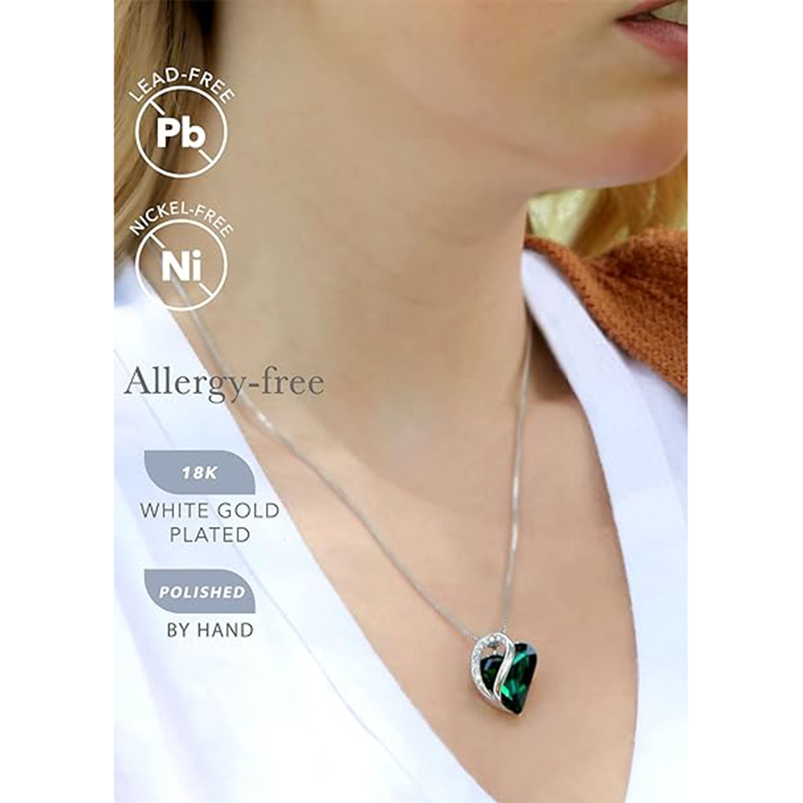 May  Birthstone Birthstone Pendant Necklace-Gemini Birthstone-Birthstone Jewelry