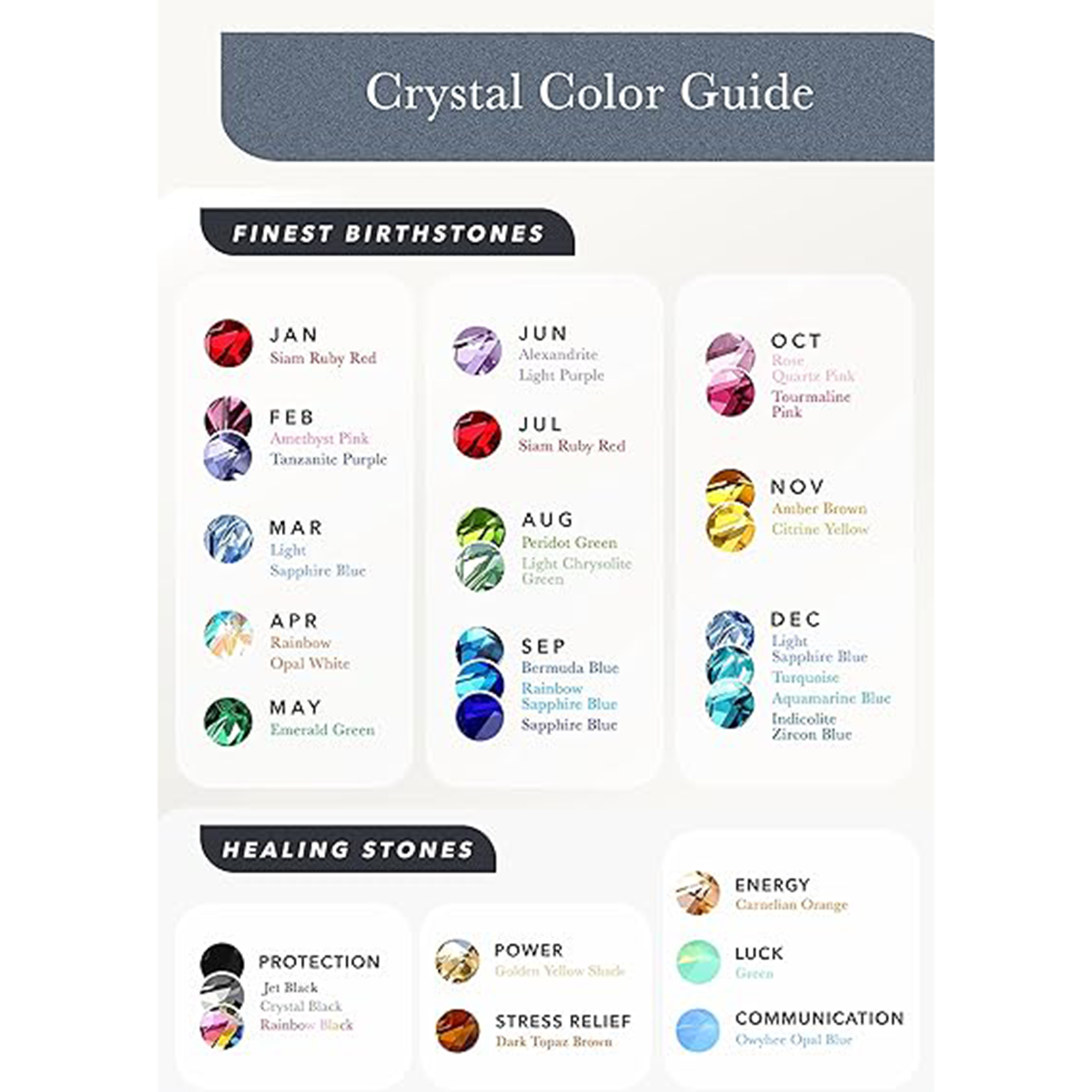 May  Birthstone Birthstone Pendant Necklace-Gemini Birthstone-Birthstone Jewelry