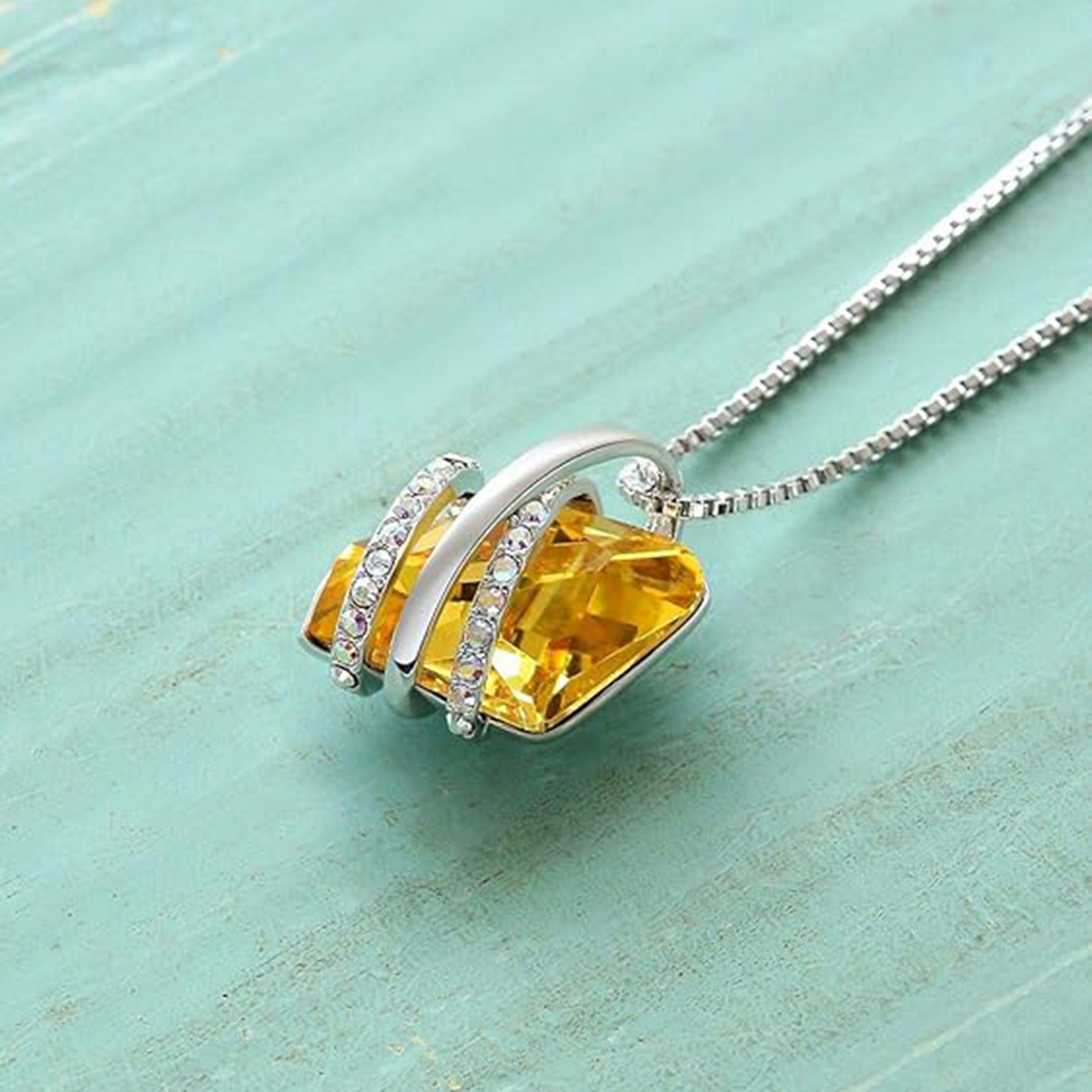 November Birthstone Necklaces Birthstone-Sagittarius Birthstone-Birthstone Jewelry