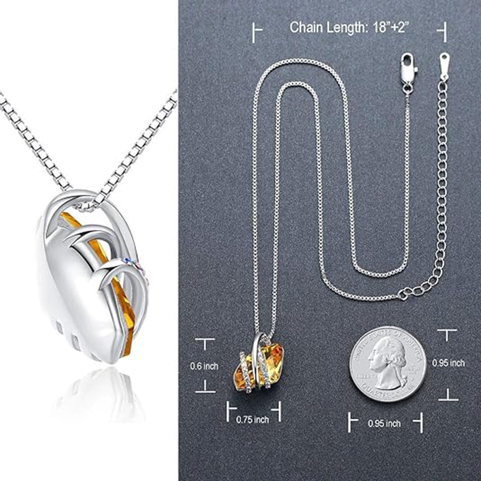 November Birthstone Necklaces Birthstone-Sagittarius Birthstone-Birthstone Jewelry