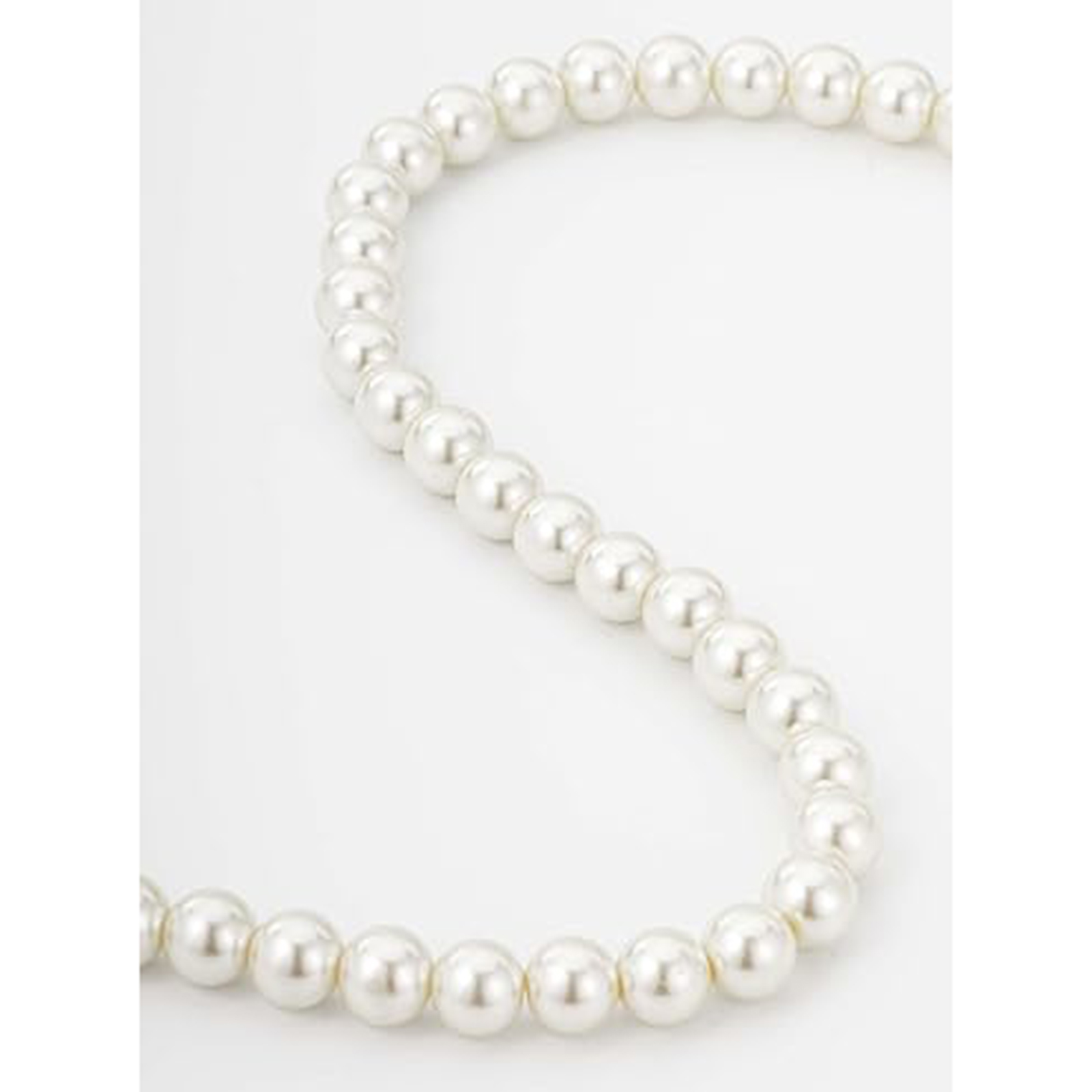 Round Imitation Pearl Necklace Wedding Pearl Necklace for Brides-Birthstone Jewelry