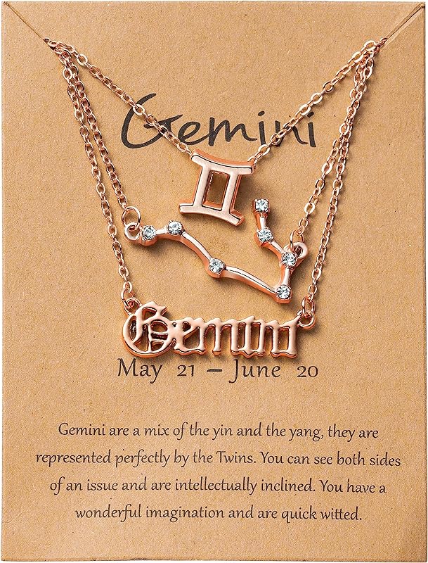 14K gold plated 12 stars letter pendant necklace-Birthstone Jewelry