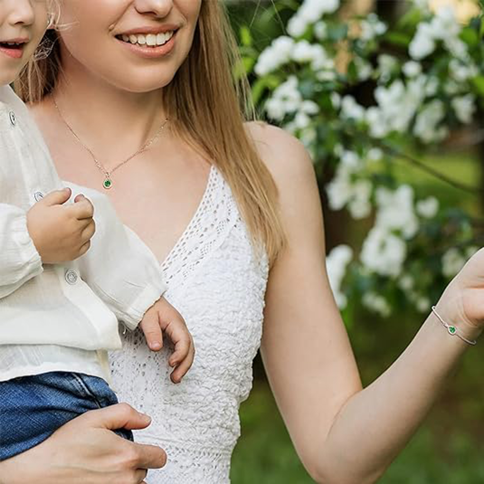 May Birthstone Birthstone Necklaces-Taurus Birthstone-Birthstone Jewelry