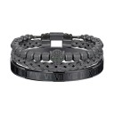 O:Black-CZ Leopard Head