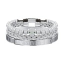 O:Silver-CZ Leopard Head