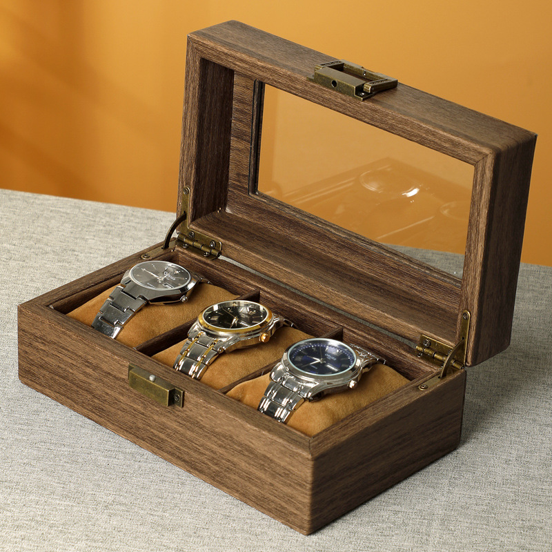 Simple men's high-grade wood organizer box