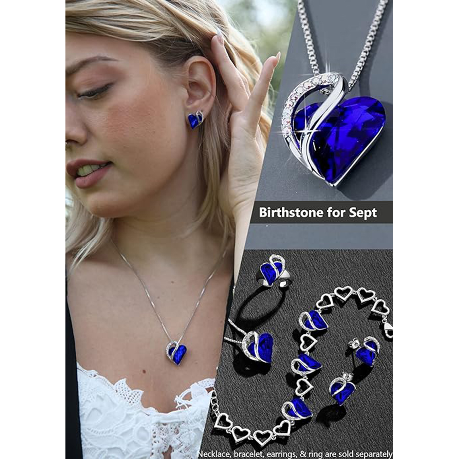 September  Birthstone Birthstone Pendant Necklace-Libra Birthstone-Birthstone Jewelry