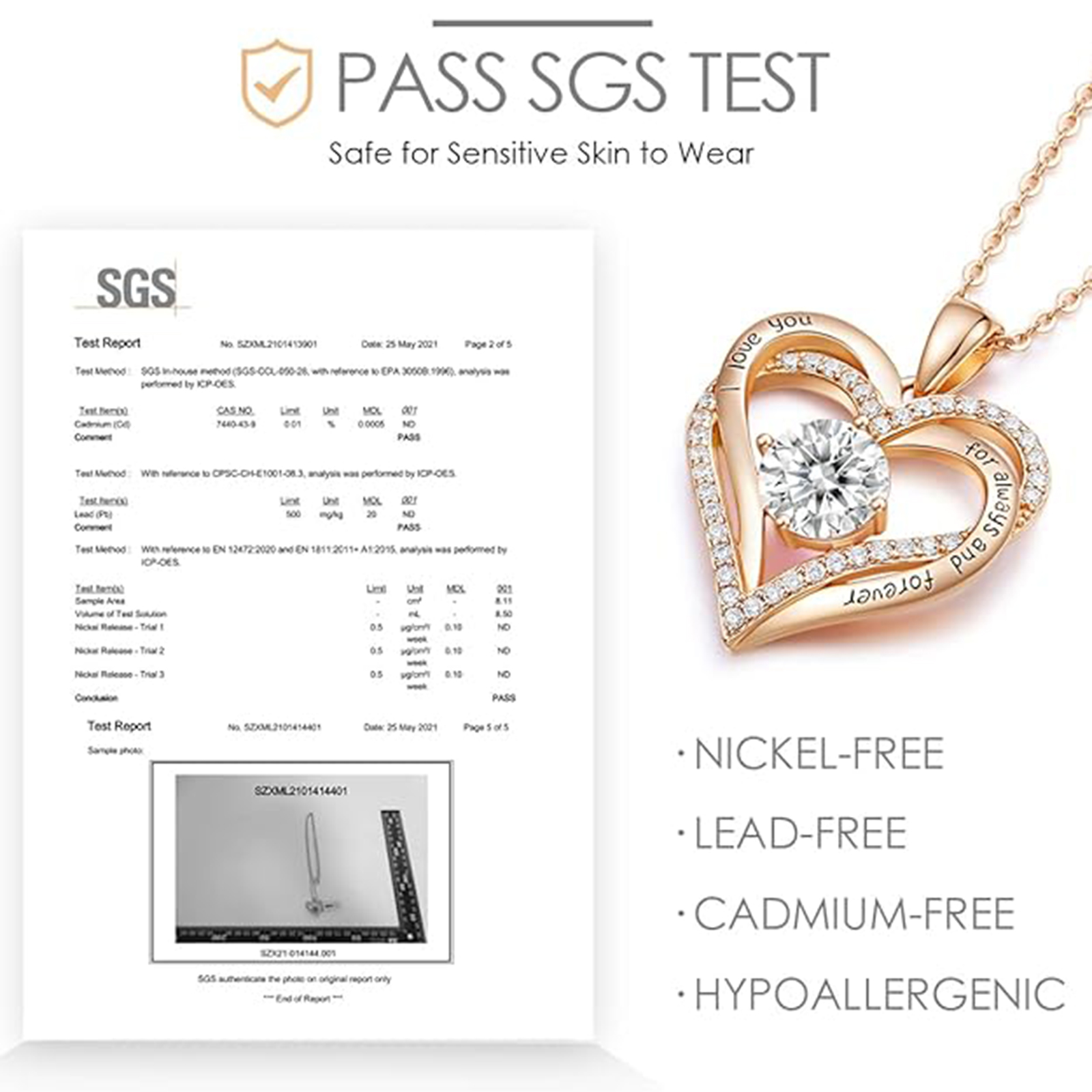 April Birthstone Birthstone Pendant Necklace-Aries Birthstone-Birthstone Jewelry