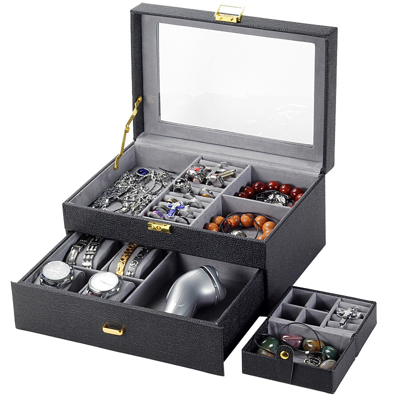 BlingKu Men's and Women's Simple Jewelry Boxes-Birthstone Jewelry