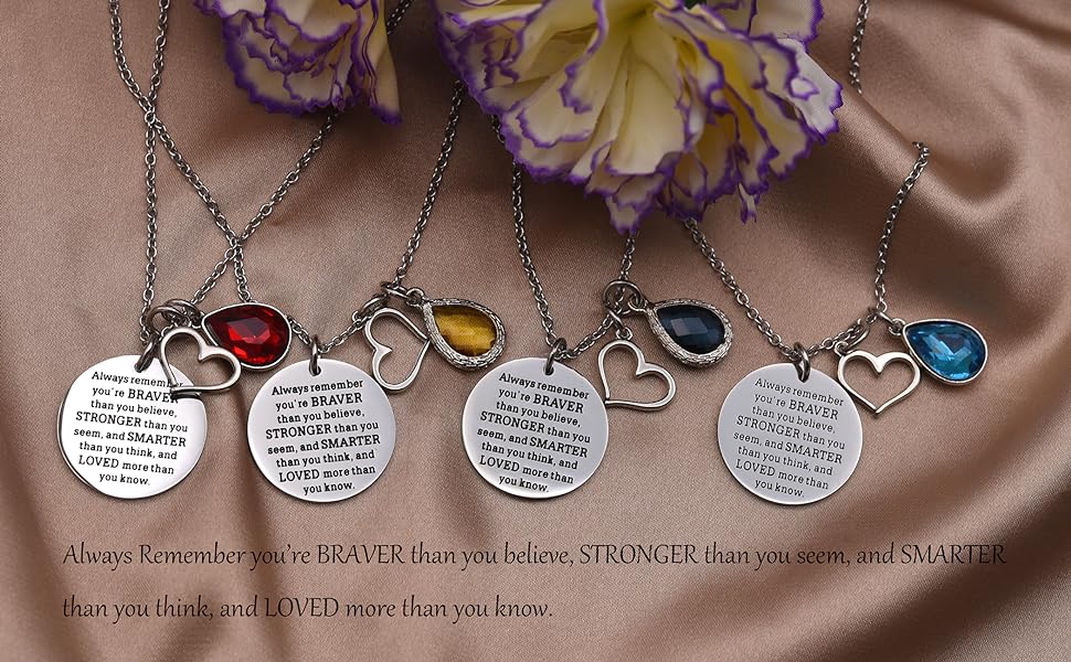 birthstone necklace