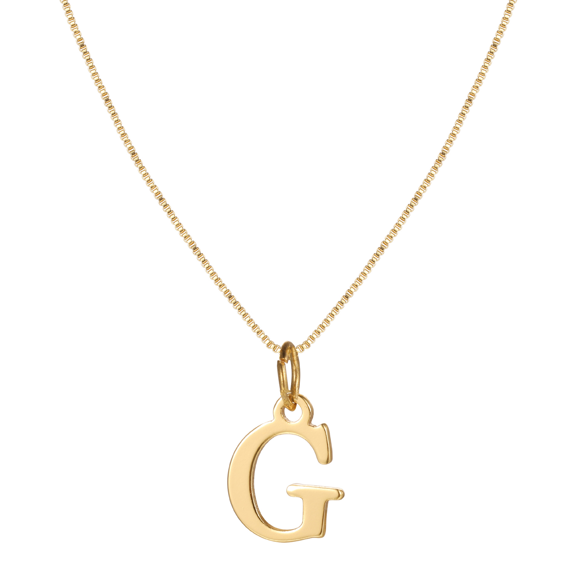 14K Gold Plated Letter Necklace -Permanent Jewelry  A-Z-Birthstone Jewelry
